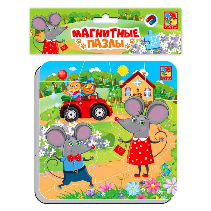 Магнитные пазлы «Мышата»
Магнитные пазлы «Мышата»