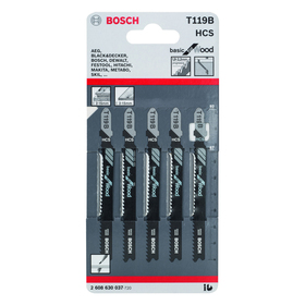 Пилки для лобзика Bosch 2608630037, 5 шт., по дереву, 67/90 мм, шаг 1.9-2.3 мм, прямой рез
Пилки для лобзика Bosch 2608630037, 5 шт., по дереву, 67/90 мм, шаг 1.9-2.3 мм, прямой рез