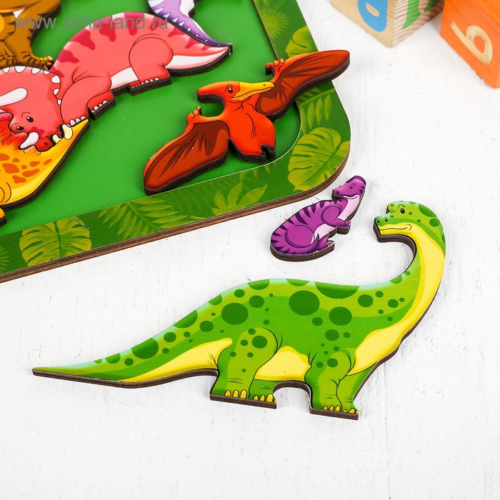 фото Зоопазл «динозавры» нескучные игры