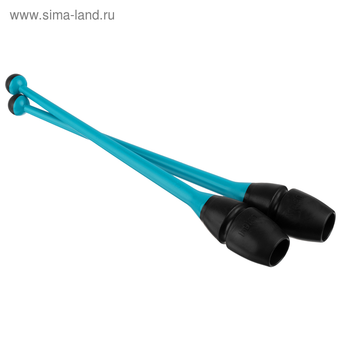 Булавы для гимнастики вставляющиеся 36 см, цвет бирюзовый/черный
Булавы для гимнастики вставляющиеся 36 см, цвет бирюзовый/черный