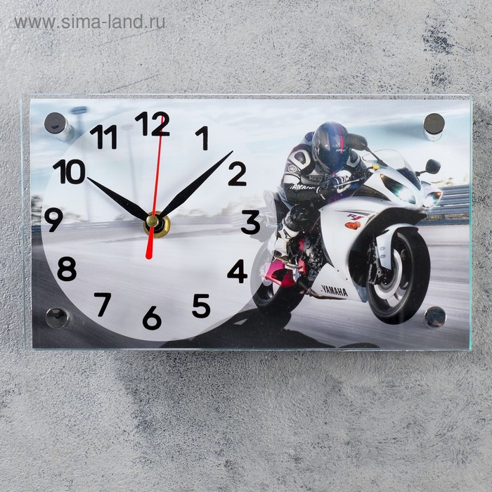 Часы настольные "Мотогонщик", 13х23 см
Часы настольные "Мотогонщик", 13х23 см