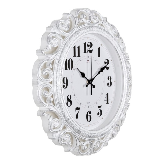 фото Часы настенные, интерьерные, "хостон", бесшумные, d-40.5 см, циферблат 26 см рубин