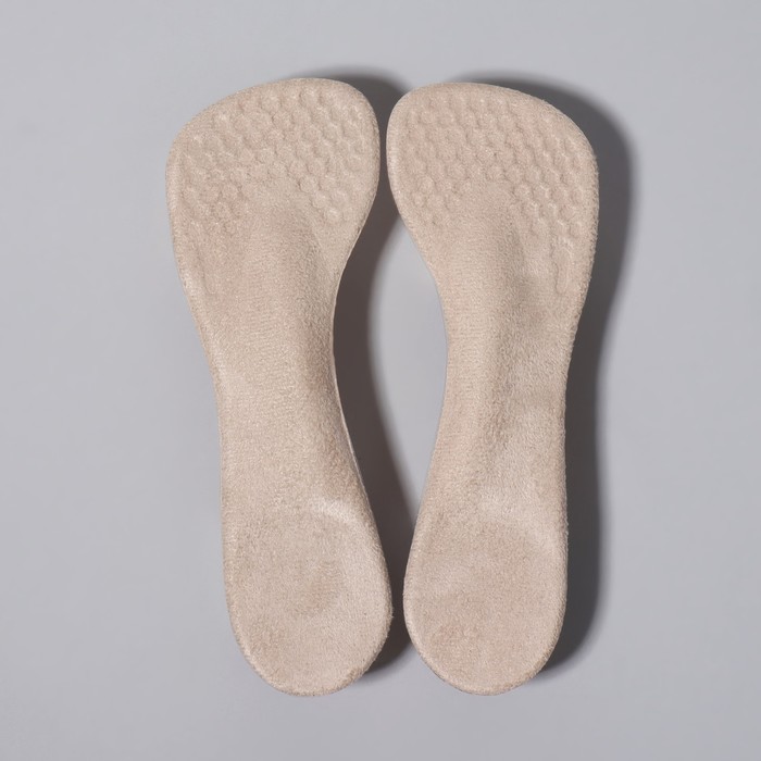 Стельки для обуви, универсальные, на клеевой основе, силиконовые, пара, цвет бежевый
Стельки для обуви, универсальные, на клеевой основе, силиконовые, пара, цвет бежевый