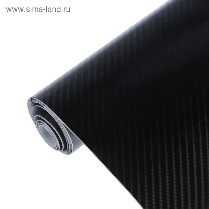 Пленка карбон 5D, самоклеящаяся, 30×152 см, черный 
Пленка карбон 5D, самоклеящаяся, 30×152 см, черный