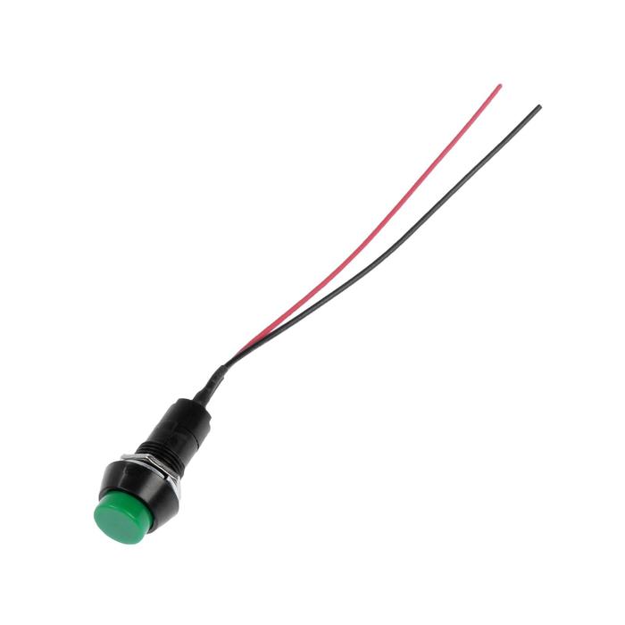 Выключатель кнопочный с фиксацией, d 1.5 см, провод 10 см, зеленый
Выключатель кнопочный с фиксацией, d 1.5 см, провод 10 см, зеленый