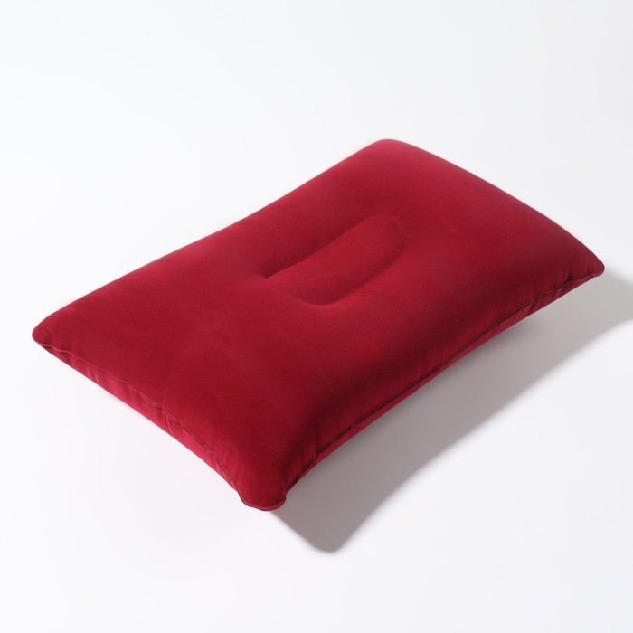 фото Подушка дорожная, надувная, 38 × 24 × 3 см, цвет микс onlitop