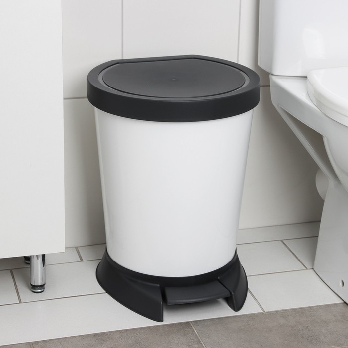 Ведро для мусора с педалью, 18 л, цвет белый
Ведро для мусора с педалью, 18 л, цвет белый