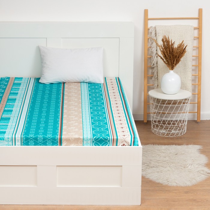 Простыня 1,5 сп Экономь и Я 150×215±3 «Винтаж» (вид 1)», 120 г/м², 100%хлопок, бязь 
Простыня 1,5 сп Экономь и Я 150×215±3 «Винтаж» (вид 1)», 120 г/м², 100%хлопок, бязь