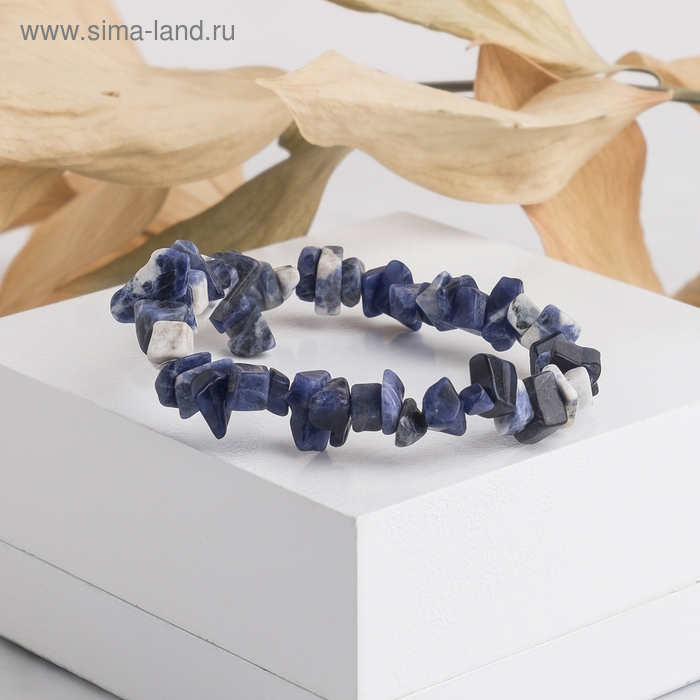 Браслет крошка на резинке "Лазурит"
Браслет крошка на резинке "Лазурит"