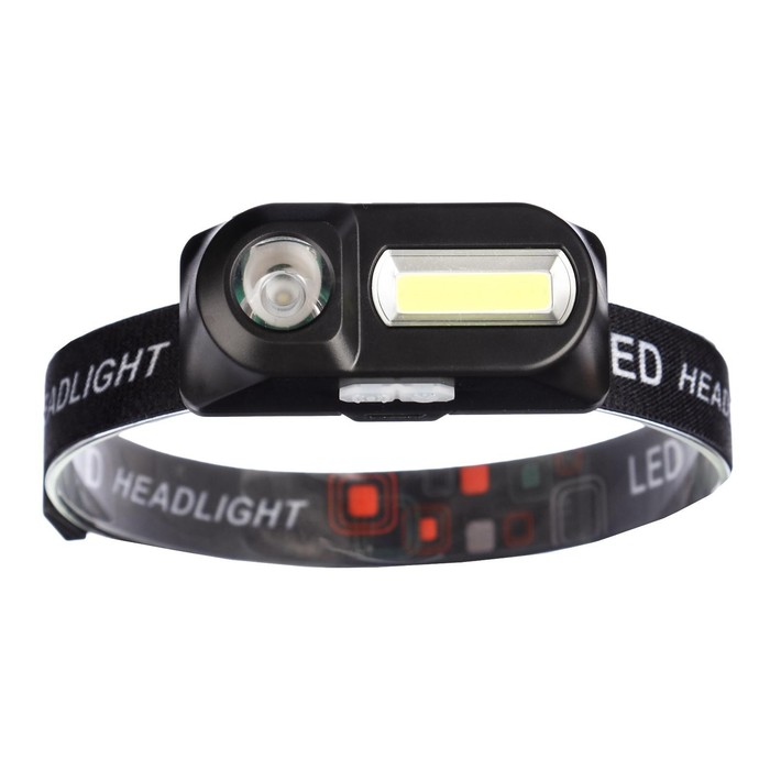 Фонарь налобный аккумуляторный 5 Вт, 1200 мАч, 100/180 лм, 6 режимов, USB 
Фонарь налобный аккумуляторный 5 Вт, 1200 мАч, 100/180 лм, 6 режимов, USB