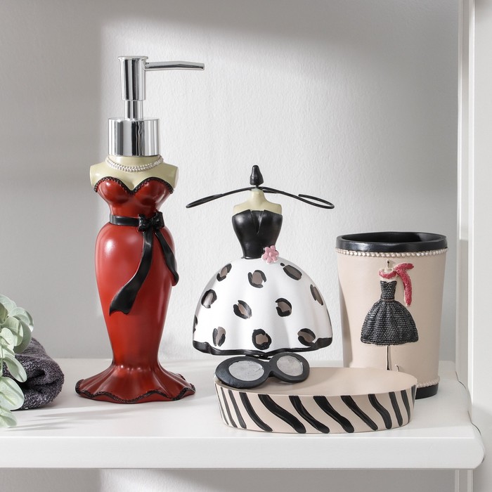 Набор аксессуаров для ванной комнаты «Мерси», 4 предмета (дозатор 200 мл, мыльница, 2 стакана)
Набор аксессуаров для ванной комнаты «Мерси», 4 предмета (дозатор 200 мл, мыльница, 2 стакана)