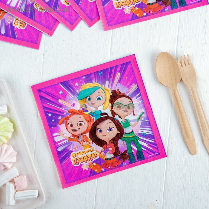 Салфетка бумажная «Сказочный патруль», набор 12 шт.
Салфетка бумажная «Сказочный патруль», набор 12 шт.