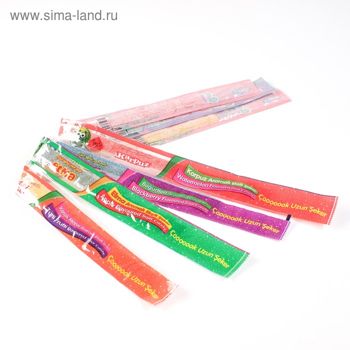 Жевательный мармелад "Длинная лента" ассорти вкусов, 20 г
Жевательный мармелад "Длинная лента" ассорти вкусов, 20 г