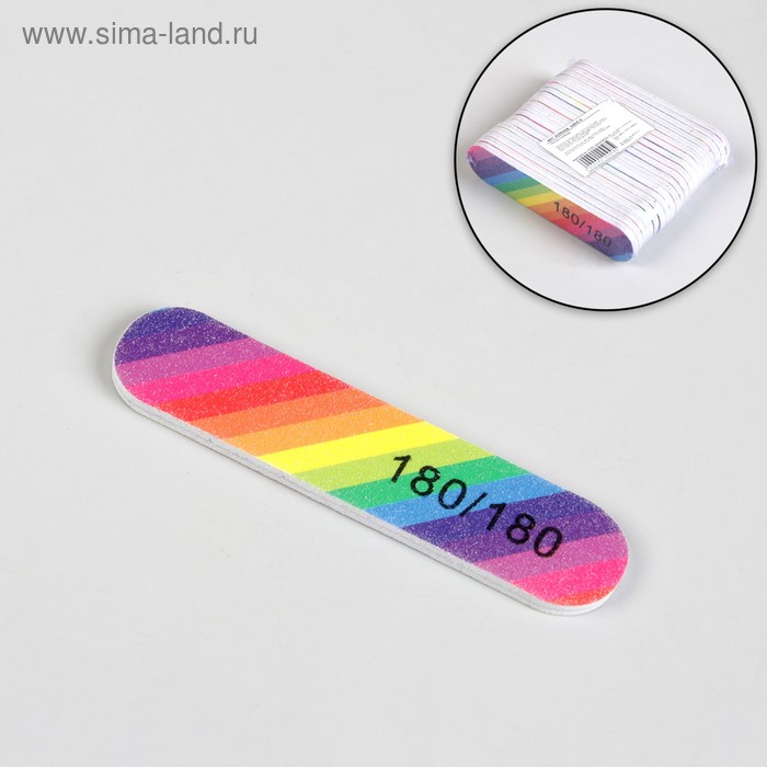 Пилка-наждак «Радуга», абразивность 180/180, 9 см, фасовка 20 шт
Пилка-наждак «Радуга», абразивность 180/180, 9 см, фасовка 20 шт