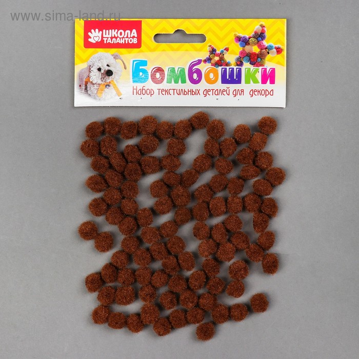 Набор текстильных деталей для декора «Бомбошки» 100 шт. набор, размер 1 шт: 1 см, цвет кокоса
Набор текстильных деталей для декора «Бомбошки» 100 шт. набор, размер 1 шт: 1 см, цвет кокоса