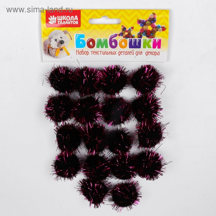 Набор деталей для декора «Бомбошки с блеском» набор 18 шт., размер 1 шт: 2,5 см, цвет чёрно-красный
Набор деталей для декора «Бомбошки с блеском» набор 18 шт., размер 1 шт: 2,5 см, цвет чёрно-красный