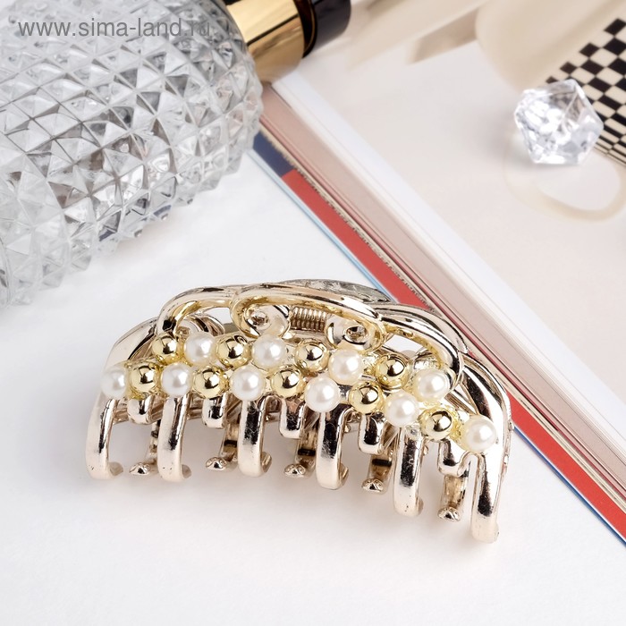 Краб для волос "Селестина" 9 см жемчуг
Краб для волос "Селестина" 9 см жемчуг