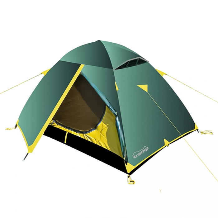 фото Палатка scout 2 (v2), 250 х 220 х 120 см, цвет зелёный tramp