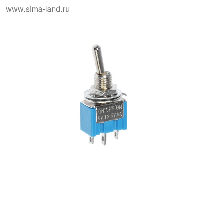 Тумблер, 250 В, 3 А, ON-OFF-ON, 3с, малый
Тумблер, 250 В, 3 А, ON-OFF-ON, 3с, малый