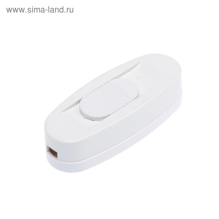 Выключатель на шнур 3 А, белый, 220 В
Выключатель на шнур 3 А, белый, 220 В