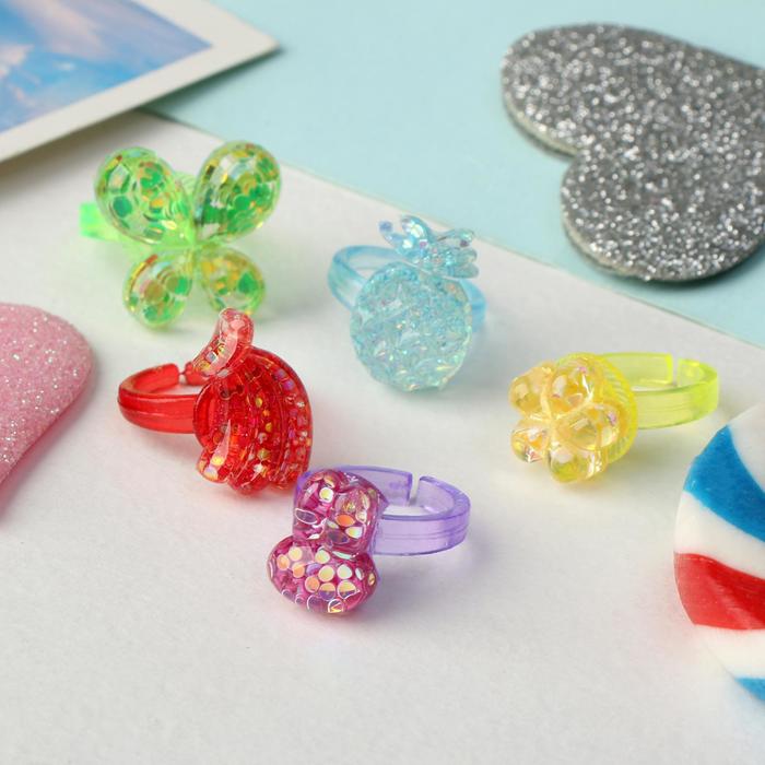 Кольцо детское "Выбражулька" перелив, форма МИКС, цвет МИКС
Кольцо детское "Выбражулька" перелив, форма МИКС, цвет МИКС