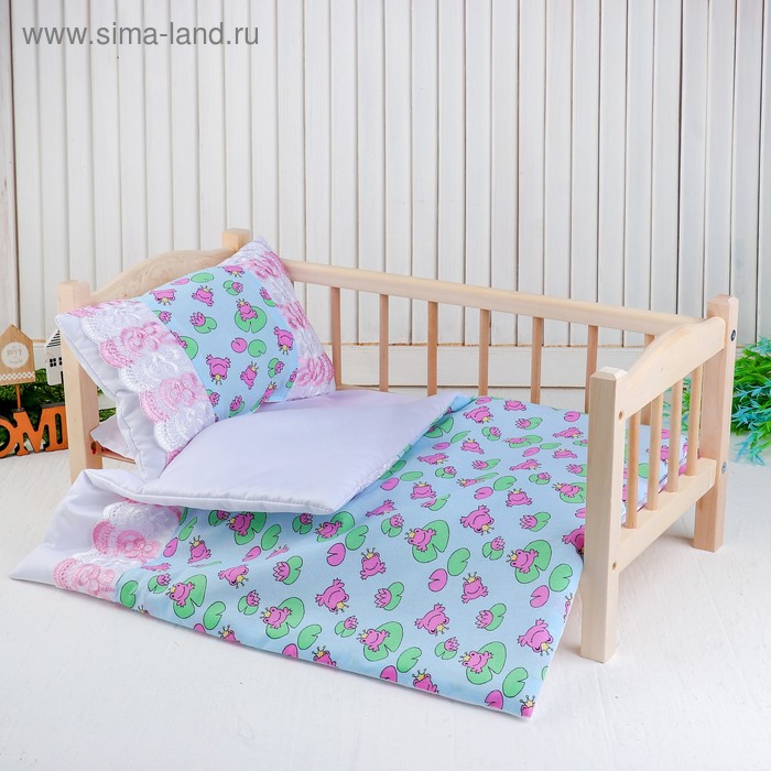 Постельное бельё для кукол «Царевна лягушка на голубом», простынь, одеяло, подушка
Постельное бельё для кукол «Царевна лягушка на голубом», простынь, одеяло, подушка
