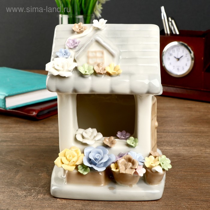 Сувенир керамика световой "Цветочный домик" 14,5х10,5х12 см
Сувенир керамика световой "Цветочный домик" 14,5х10,5х12 см