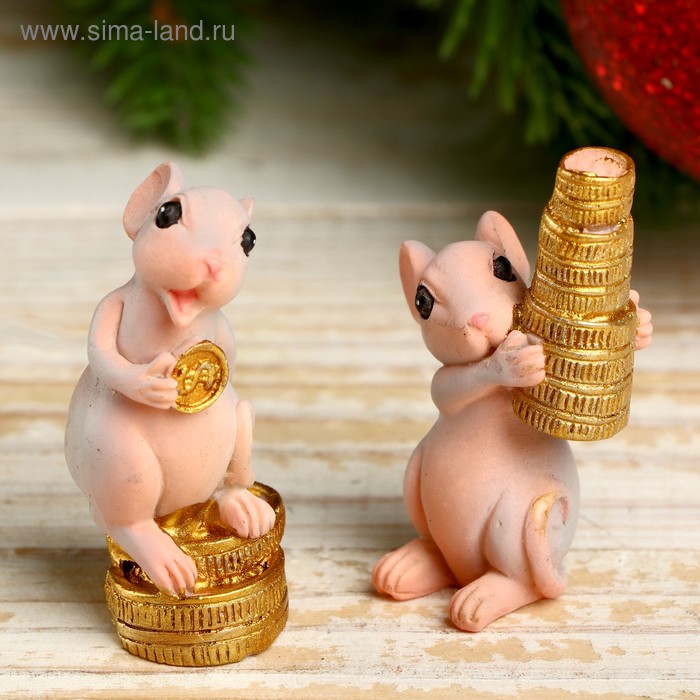 Сувенир полистоун "Мышуля с золотыми монетками" МИКС 5х2,5х2,5 см
Сувенир полистоун "Мышуля с золотыми монетками" МИКС 5х2,5х2,5 см