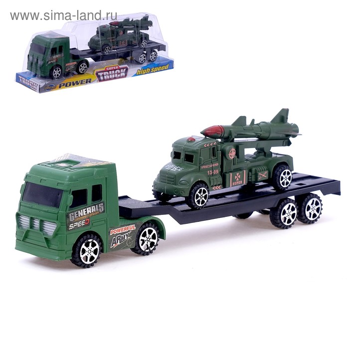 Грузовик инерционный «Тягач», 1 машина
Грузовик инерционный «Тягач», 1 машина