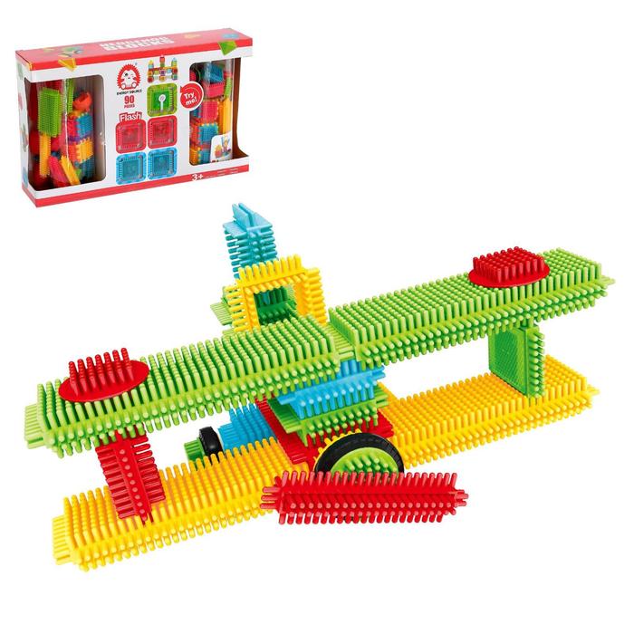 Конструктор игольчатый BRISTLES, 90 деталей, 5 световых элементов
Конструктор игольчатый BRISTLES, 90 деталей, 5 световых элементов