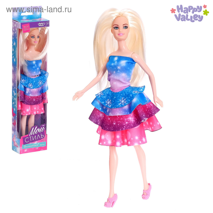 Кукла-модель «Мой стиль» шарнирная, в платье