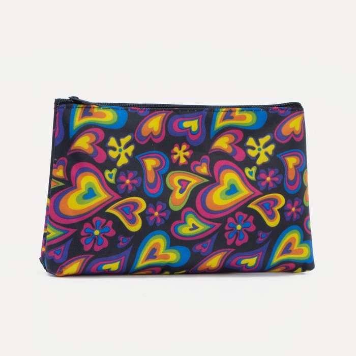 фото Косметичка на молнии, цвет чёрный