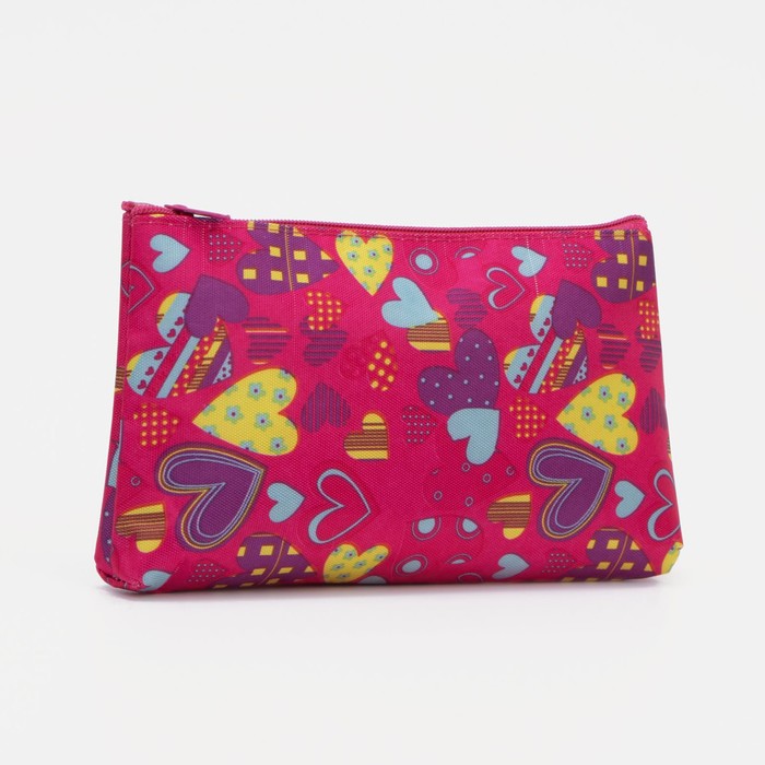 Косметичка на молнии, цвет розовый
Косметичка на молнии, цвет розовый