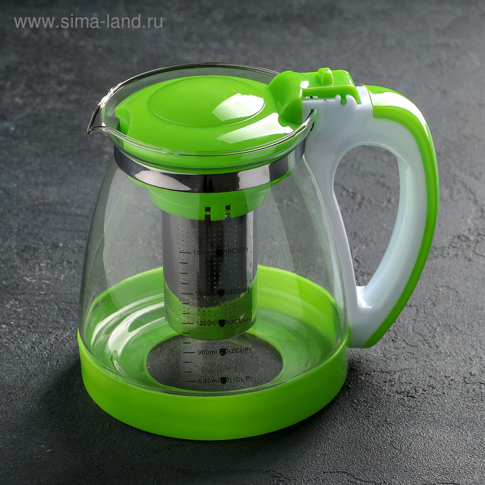 фото Чайник заварочный «элтон», 1,8 л, с металлическим ситом, цвет микс