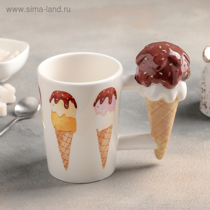 Кружка «Мороженое», 400 мл, цвет белый
Кружка «Мороженое», 400 мл, цвет белый