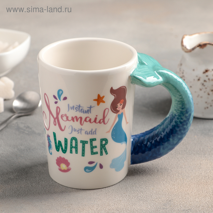 Кружка 400 мл "Русалка", цвет белый
Кружка 400 мл "Русалка", цвет белый