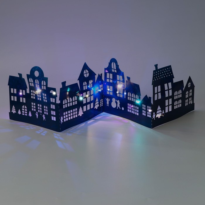 Украшение с гирляндой «Город»
Украшение с гирляндой «Город»