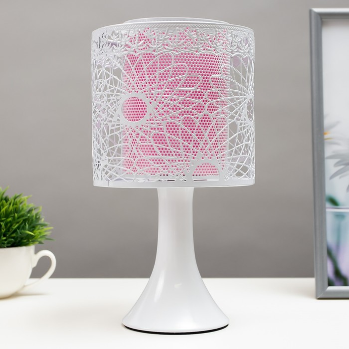 Светильник с выключателем "Леандр" 1хG4 20Вт белый-розовый 15х15х27 см
Светильник с выключателем "Леандр" 1хG4 20Вт белый-розовый 15х15х27 см