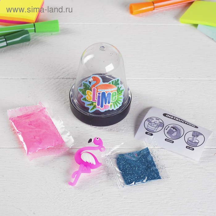 Набор «Слим с блёстками и игрушкой Фламинго своими руками», цвета МИКС
Набор «Слим с блёстками и игрушкой Фламинго своими руками», цвета МИКС