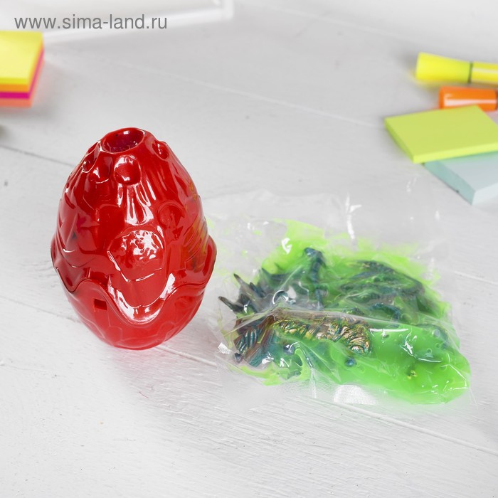 Набор слим + динозавр с крыльями - конструктор в яйце, МИКС 
Набор слим + динозавр с крыльями - конструктор в яйце, МИКС