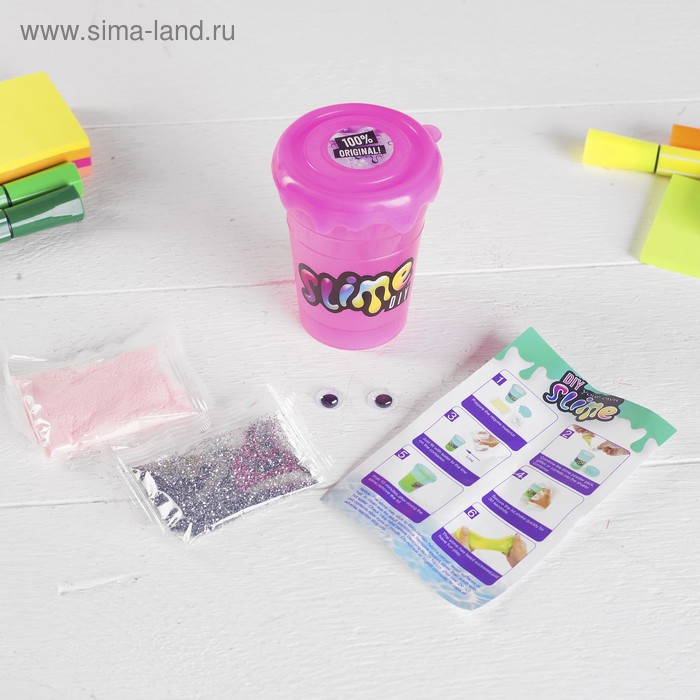 Набор «Слим с блёстками и глазками своими руками», цвета МИКС
Набор «Слим с блёстками и глазками своими руками», цвета МИКС