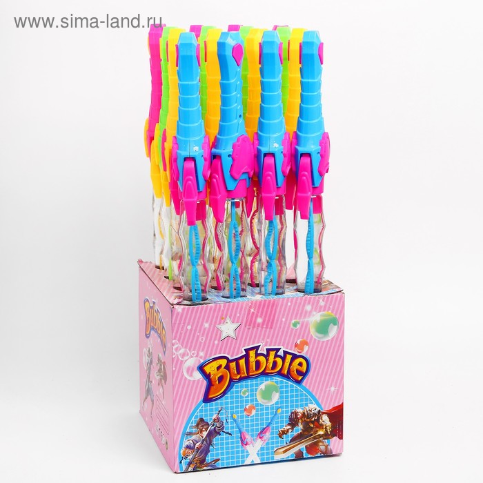 Мыльные пузыри «Меч» 4,5х6,5х50 см, 190 мл
Мыльные пузыри «Меч» 4,5х6,5х50 см, 190 мл