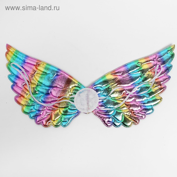 фото Карнавальные крылья «ангелочек», для детей, разноцветные страна карнавалия