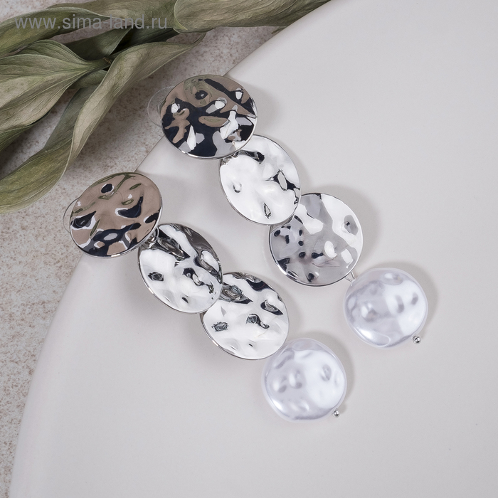 Серьги с жемчугом "Эсфирь", цвет белый в серебре
Серьги с жемчугом "Эсфирь", цвет белый в серебре