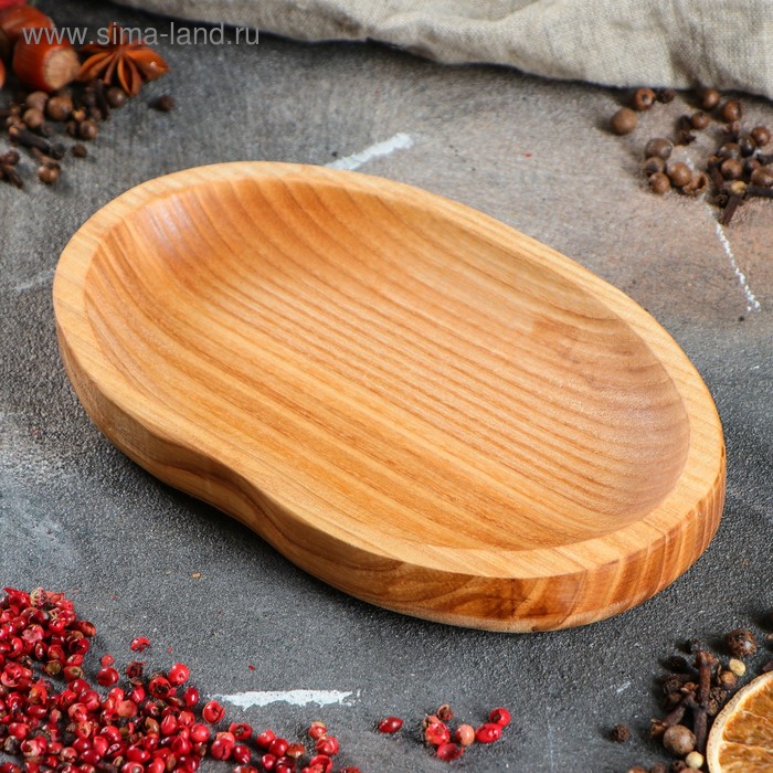 Тарелка авторская для подачи "Олива", 20х12 см, массив ясеня
Тарелка авторская для подачи "Олива", 20х12 см, массив ясеня