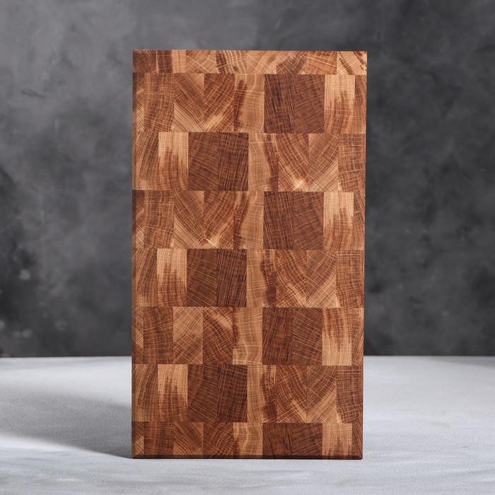 Доска разделочная торцевая "Далматинец", 20 х 35 х 2,5 см, массив дуба
Доска разделочная торцевая "Далматинец", 20 х 35 х 2,5 см, массив дуба