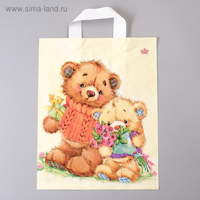 Пакет "Мишуткины поздравления", полиэтиленовый с петлевой ручкой, 35 х 28 см, 55 мкм
Пакет "Мишуткины поздравления", полиэтиленовый с петлевой ручкой, 35 х 28 см, 55 мкм