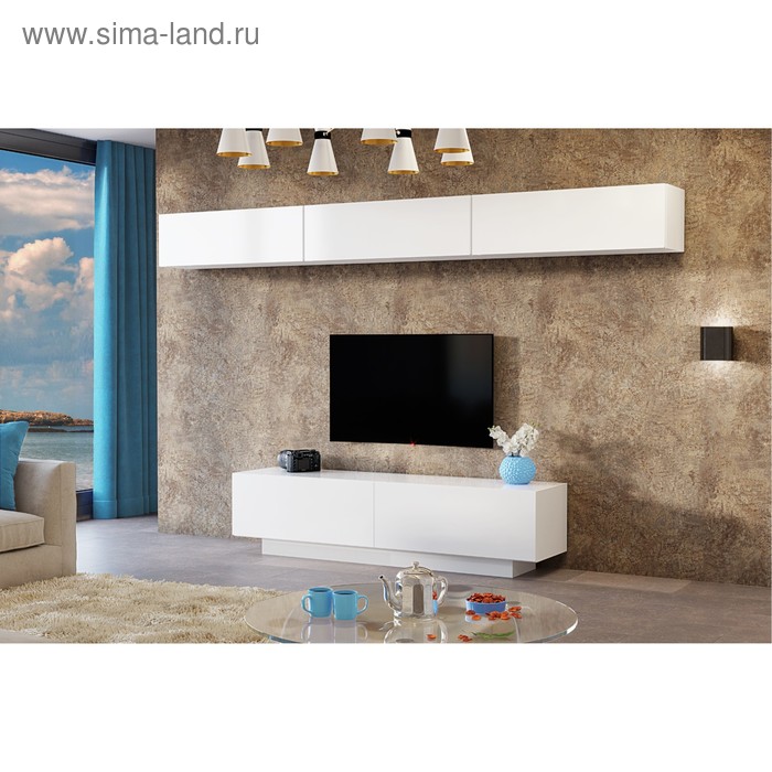 Гостиная Паола, Белый ЛДСП/Белое стекло
Гостиная Паола, Белый ЛДСП/Белое стекло