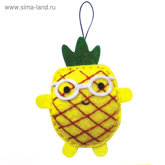 Набор для создания подвески из фетра «Ананас»
Набор для создания подвески из фетра «Ананас»
