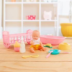 Пупс «Саша» с ванной, с кроваткой, с аксессуарами
Пупс «Саша» с ванной, с кроваткой, с аксессуарами